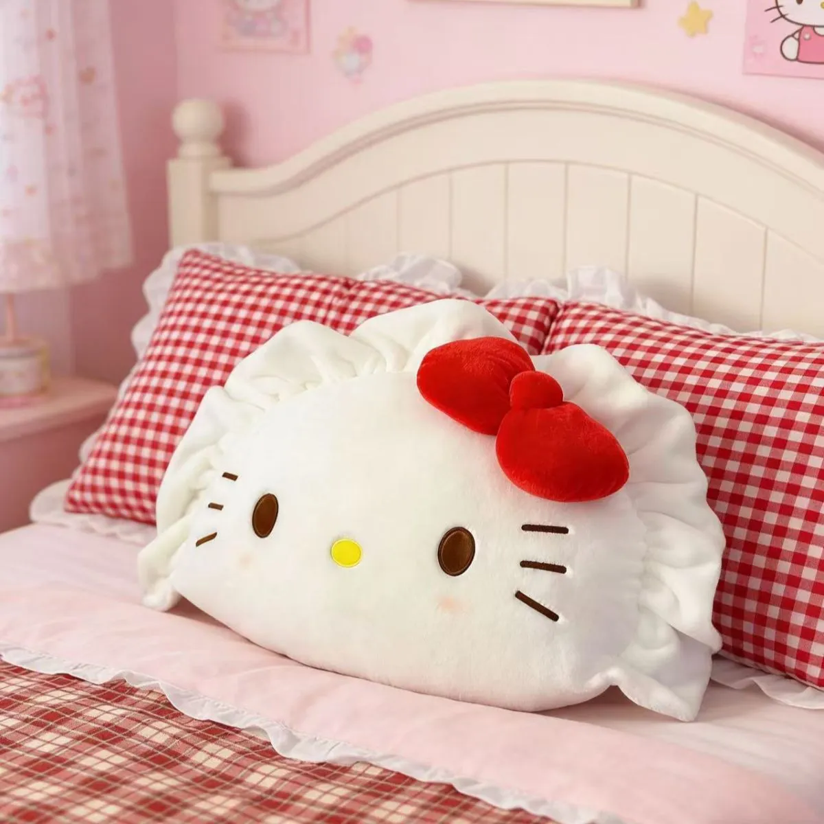 Large Dumpling Plush Pillow – Oversized Cute Stuffed Toy, Soft Bed Backrest Cushion & Sofa Huggable Lumbar Support for Dorm Room